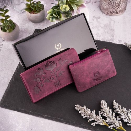 zestaw prezentowy dla niej portfel damski skórzany t-44-chr i etui t-51-chr na Arena.pl