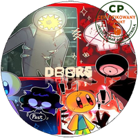 Opłatek na tort - ROBLOX DOORS