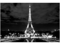 100 70CM OBRAZ PŁÓTNO WIEŻA EIFFLA BLACKANDWHITE PŁÓTNO RAMA