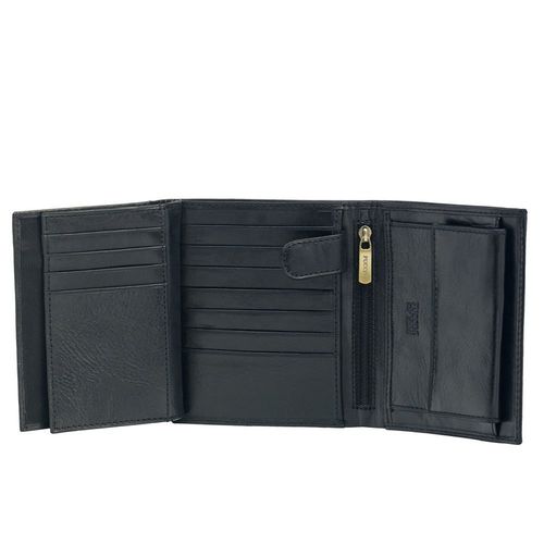 Portfel męski skórzany PUCCINI MU1698 1 Czarny na Arena.pl