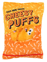 Zabawka dla psa paczka chipsów z chrupkami z piszczałką 15x20cm UNIQ PETS