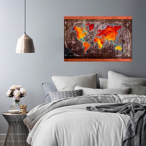 Deco Panel, Mapa świata 40x30 na Arena.pl