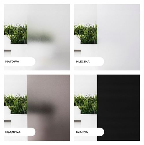 FOLIA OKIENNA STATYCZNA 60x150 MLECZNA KWIATY PASY WZORY OKLEINA na Arena.pl