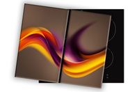 SZKLANA DESKA NA KUCHENKĘ 2x30x52 027C FALA