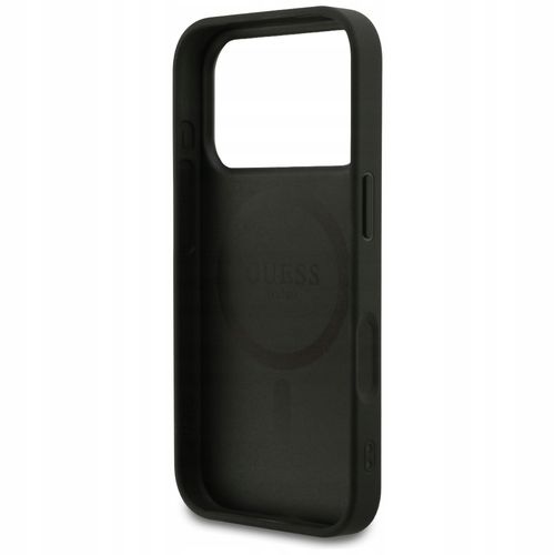 Etui GUESS 4G Ring Classic Logo MagSafe do iPhone 17 Pro Czarny na Arena.pl
