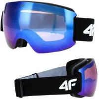 MĘSKIE DAMSKIE GOGLE NARCIARSKIE SNOWBORDOWE 4F Z POWŁOKĄ LUSTRZANĄ UNISEX
