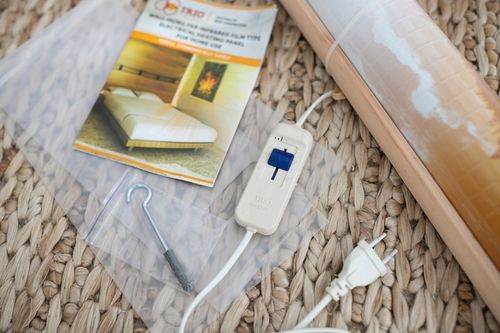 Grzejnik na podczerwień TRIO - wzór: KOMINEK z REGULATOREM MOCY na 2 tryby na Arena.pl