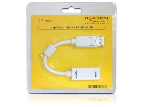Delock Adapter DISPLAYPORT(M)->HDMI(F) na Arena.pl