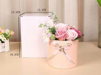 Flower box Kwiaty mydlane Róże Prezent na walentynki