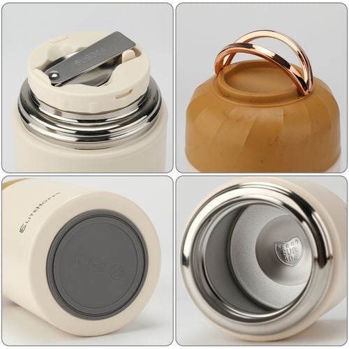 termos obiadowy 1050ml z miską i składaną łyżką e-8248 na Arena.pl