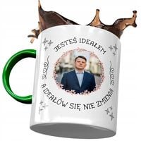 Kubek Zielony Sławomir Mentzen Xd Na Prezent Z Nadrukiem Ze Zdjęciem