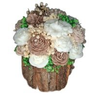 Flower Box Świece Sojowe Wieczny Bukiet Róże Prezent Urodziny Pieniek