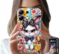 ETUI DO XIAOMI NOTE 13 4G - KRÓLIK WIELKANOCNY, ZAJĄC, JAJKA + SZKŁO