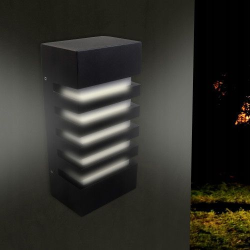 LAMPA ZEWNĘTRZNA ŚCIENNA ELEWACYJNA LED E27 na Arena.pl