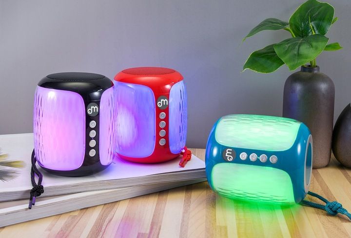 GŁOŚNIK BLUETOOTH BEZPRZEWODOWY LAMPKA LED KOLORY zdjęcie 2