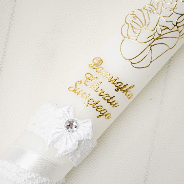 Świeca do Chrztu SCH-D-CHRW01B zdjęcie 4