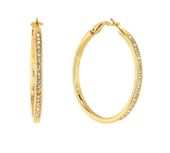 kolczyki koła z licznymi kryształami preciosa (p12358au)