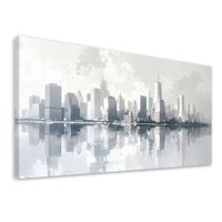 Obraz do salonu sypialni biura, Nowy Jork Wieżowce Miasto