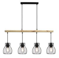 Bernita lampa wisząca 4x60W E27 czarny