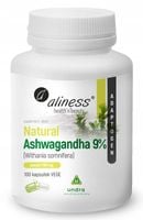 Aliness Naturalna ASHWAGANDHA aż 560mg MOCNY EKSTRAKT Na NERWY STRES SPOKÓJ