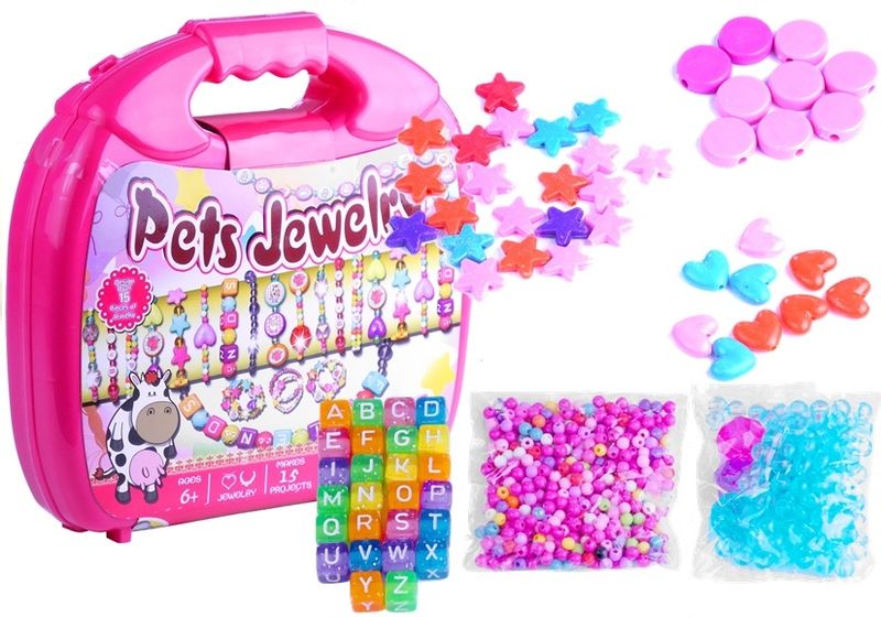 ND24_3386 Zestaw Do Tworzenia Bransoletek DIY w Walizce zdjęcie 1