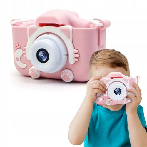 Aparat Cyfrowy dla dzieci kamera KOTEK RÓŻOWY na Arena.pl