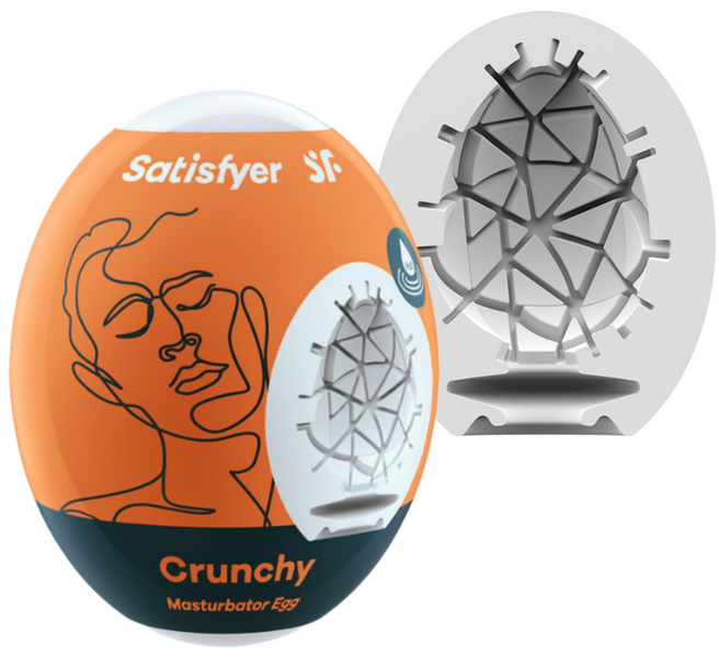 Jajo Rozkoszy Dla Mężczyzn - Masturbator Egg - Crunchy zdjęcie 4