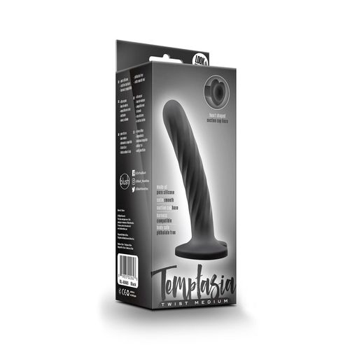 Dildo Blush Temptasia Twist Czarny na Arena.pl