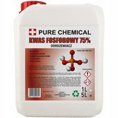 ODRDZEWIACZ DO STALII ŻELIWA KWAS FOSFOROWY 5L 75%