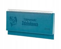Terminarz wędkarza 2026 tyg. kalendarz leżący biurkowy z grawerem