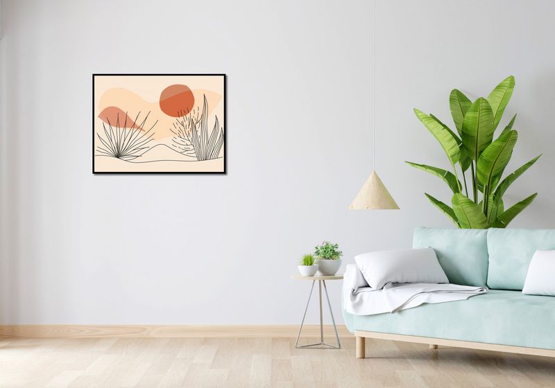 Plakat 80x60cm Miękka Roślinność zdjęcie 4