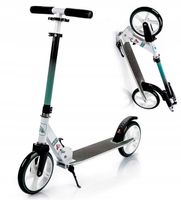 HULAJNOGA DLA DZIECI METEOR URBAN A4 SKŁADANA ALUMINIOWA biało-zielona
