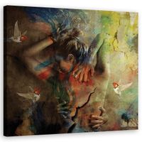 OBRAZ NA PŁÓTNIE Młoda Kobieta Akt