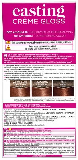 Loreal Casting Creme Gloss 554 Ognista Czekolada Farba Do Włosów zdjęcie 5