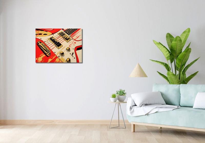 Obraz 70x50cm Przed Graniem zdjęcie 2