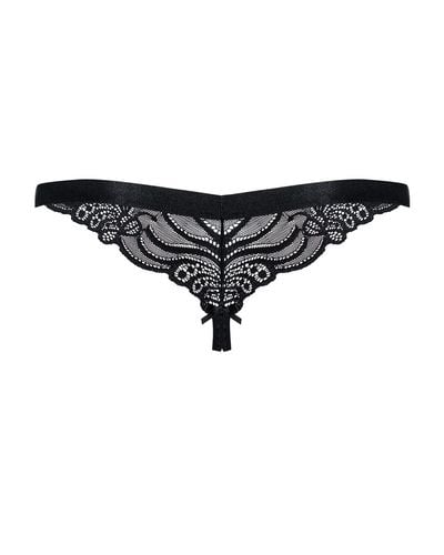 828-thc-1 stringi otwarte czarne  s/m obsessive na Arena.pl