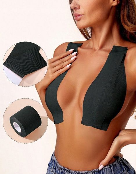 ORYGINALNA TAŚMA DO BIUSTU PUSH UP UNOSZĄCA PIERSI MODELUJĄCA TAPING 5M zdjęcie 2