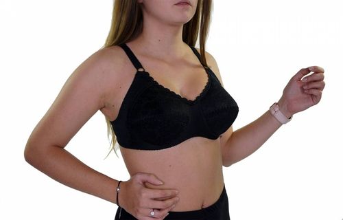 Biustonosz stanik tradycyjny czarny miękki 95C na Arena.pl