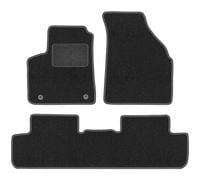 Dywaniki welurowe LUX grafitowe Chevrolet Rezzo 2000-2011 minivan