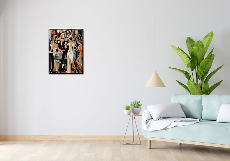 Plakat 50x65cm Bal w Art Deco zdjęcie 4