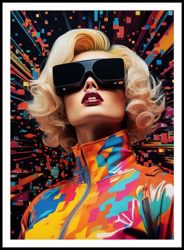 Plakat 64x90cm Retro Futuryzm na Arena.pl