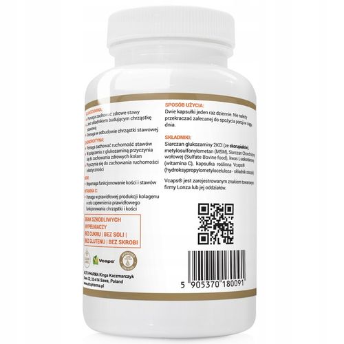 GLUKOZAMINA CHONDROITYNA MSM WITAMINA C STAWY 120k na Arena.pl