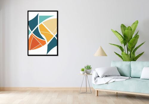 Plakat 68x101cm Geometria Wiatru na Arena.pl