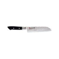 Kasumi Nóż Santoku kuty VG10 18 cm młotkowany