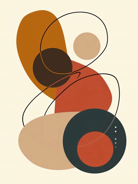 Plakat 75x100cm Geometria Harmonii zdjęcie 1