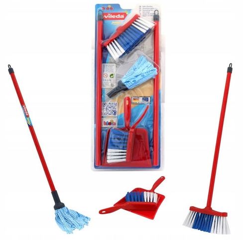 KLEIN ZESTAW DO SPRZĄTANIA VILEDA SZCZOTKA MIOTŁA MOP ZMIOTKA 3+ na Arena.pl