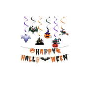 Girlanda Dekoracja na Imprezę Halloweenową Spiralna