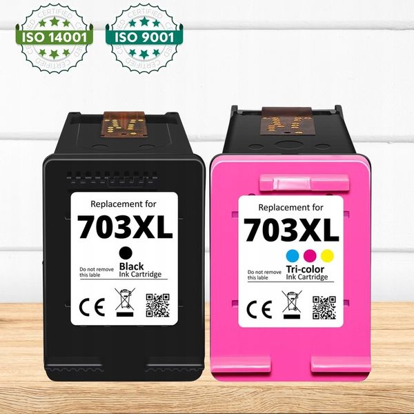 Tusze do HP 703 XL czarny kolor zdjęcie 2