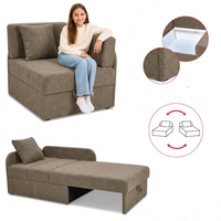 Łóżko dziecięce sofa kanapa rozkładana poj Denis brąz jasny Family Meble