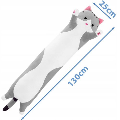 PODUSZKA 130 CMPLUSZOWY KOTEK PLUSZOWA MASKOTKA KOT PLUSZAK na Arena.pl